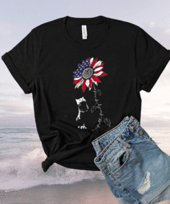 Sunflower 4th of July Patriotic Faith Family Freedom Shirt