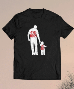 The Boss The Real Boss Fathers Day Dad Son Daughter Matching Shirt