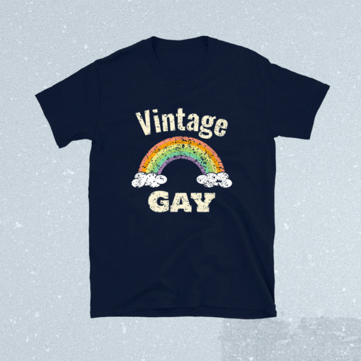 Vintage Gay LGBT Retro Gay Pride Month Funny LGBTQ Shirt