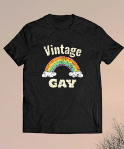Vintage Gay LGBT Retro Gay Pride Month Funny LGBTQ Shirt