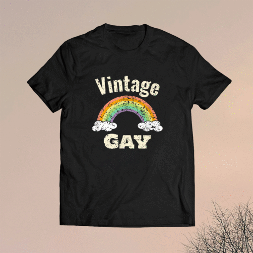 Vintage Gay LGBT Retro Gay Pride Month Funny LGBTQ Shirt