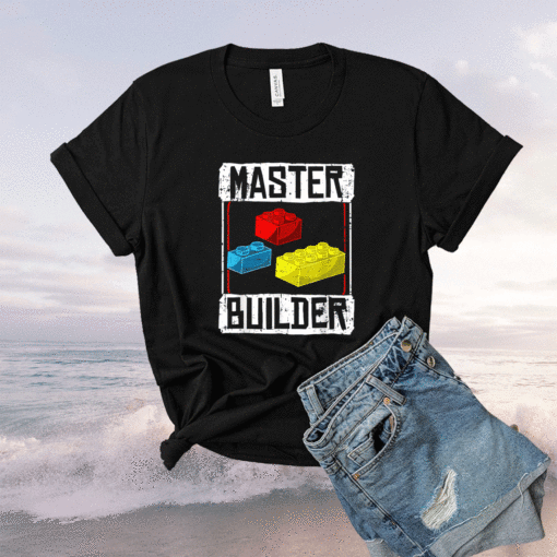 Cool Master Builder Building Block Shirt