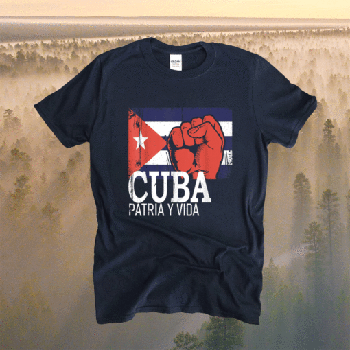 Cuba Flag Cuba Power Cuban Pride Vintage Shirt