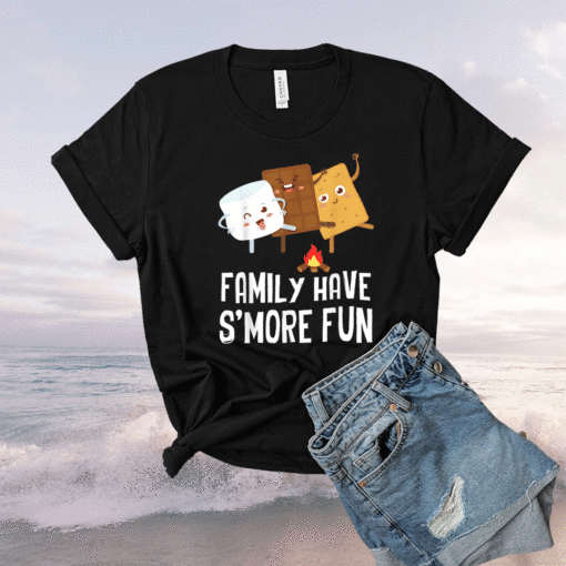 Family Smore Funny Matching Group Camping Camper Shirt