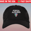 Italy Forza Azzurri Soccer Hat