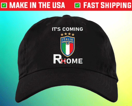 It's Coming Rome Italia Champions Football Hat