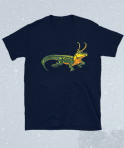 Funny Loki Gator Alligator Loki Croki Crocodile God of Mischief Shirt