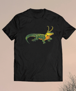 Funny Loki Gator Alligator Loki Croki Crocodile God of Mischief Shirt