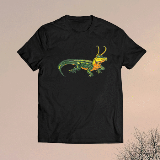 Funny Loki Gator Alligator Loki Croki Crocodile God of Mischief Shirt