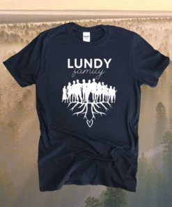 Lundy Family Reunion Picnic Love Tree White Font Shirt