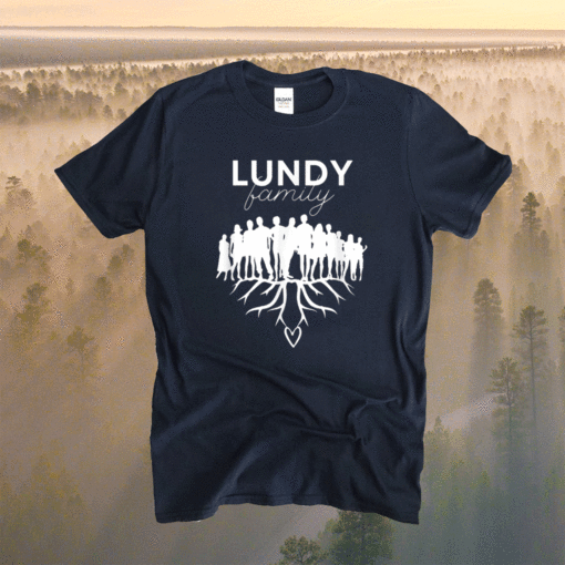 Lundy Family Reunion Picnic Love Tree White Font Shirt