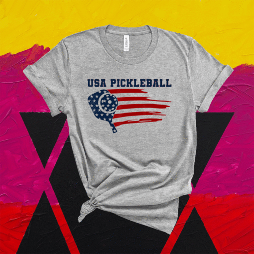 USA Flag Pickleball Design Shirt
