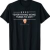 Funny Trump Everything Woke Turns to Shit Political Shirt