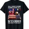Never Forget 9-11-2001 20th Anniversary Firefighters Shirt
