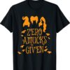 Zero Amucks Given Funny Amuck With Bat Halloween Witch Shirt