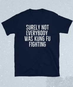 Surely Not Everybody Was Kung Fu Fighting Funny Shirt