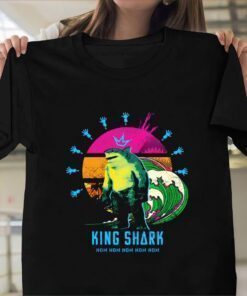 The Suicide Squad Movie King Retro King Shark Tee Shirt, King Shark shirt, The Suicide Squad Movie T-shirt king Shark