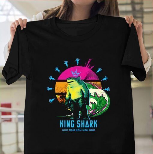 The Suicide Squad Movie King Retro King Shark Tee Shirt, King Shark shirt, The Suicide Squad Movie T-shirt king Shark