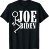 stick figure funny joe Biden anti democrat liberal politics T-Shirt