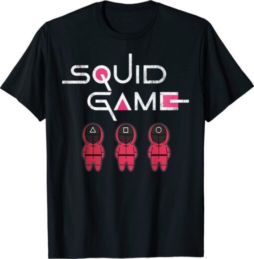 Chibi Squid Korean Game Tee Drama K-Drama Horror Movies T-Shirt