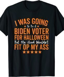 Republicans Voter Anti Joe Biden Halloween Costume Gift Tee Shirt
