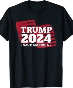 Classic Trump 2024 Save America Again 45 47 MAGA Patriot Supporters T-Shirt