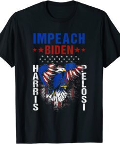 2021 Vintage Impeach Biden Harris Pelosi - Impeach Joe Biden 46 T-Shirt