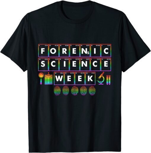 Celebration Of National Forensic Science Week Unisex T-Shirt