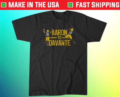 Aaron Rodgers to Davante Adams Shirt