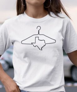 Abortion Coat Hanger Feminism Texas Map Shirt