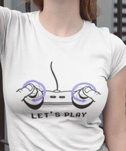 Boob Controller Let’s Play Game Controller Dirty Mind T-Shirt