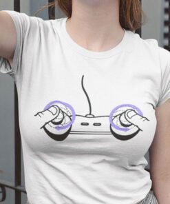 Boob Controller Game Controller Dirty Mind Funny Shirt