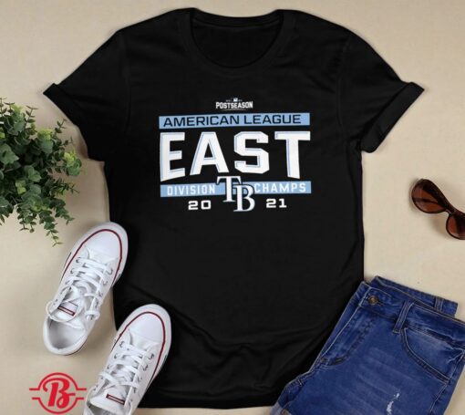 Tampa Bay Rays AL East Division Champions 2021 Shirt