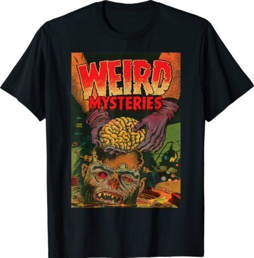 Zombie Halloween Horror Vintage Comic Book Retro Scary Funny Shirt