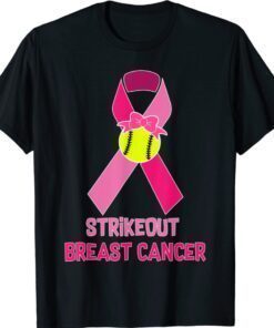 Strike Out Breast Cancer Awareness Softball Ball Fighters Shirt