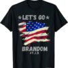 Tee Shirt Lets Go Brandon Let's go Brandon USA Conservative Flag #FJB