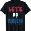 T-Shirt Distressed Let's Go Brandon Conservative Anti Liberal US Fuck Biden