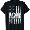 2021 Let's Go Brandon Conservative Anti Liberal US Flag T-Shirt