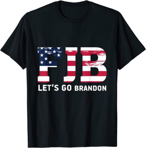 Classic FJB Let's Go Brandon Conservative Anti Liberal US Flag Gift T-Shirt