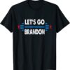 T-Shirt Let's Go Brandon Conservative Anti Liberal US Flag 2021