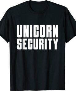2021 Halloween Costume Mom Dad Daughter Unicorn Security Unisex Tee Shirt