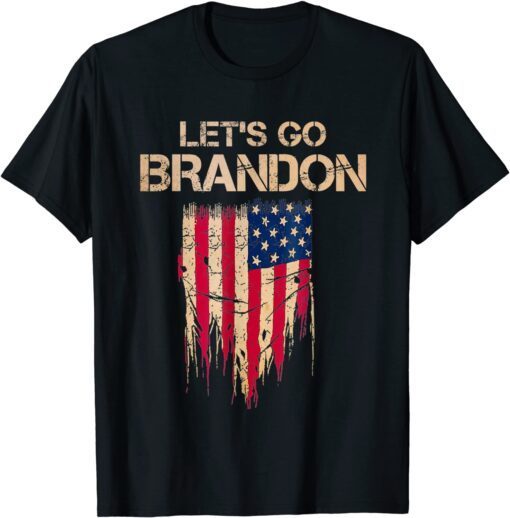 Classic Let's go brandon American Flag 2021 Tee Shirt