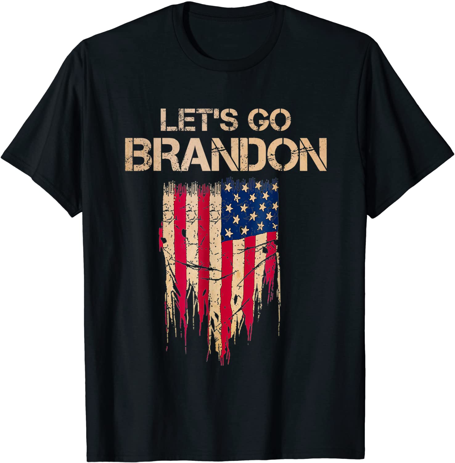 Classic Let's go brandon American Flag 2021 Tee Shirt - ShirtsMango Office