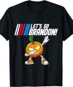 T-Shirt Let's go brandon dabbing halloween pumpkin ,Impeach 46