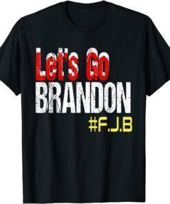 Classic Let's Go Brandon Tee Conservative Anti Liberal US Flag T-Shirt