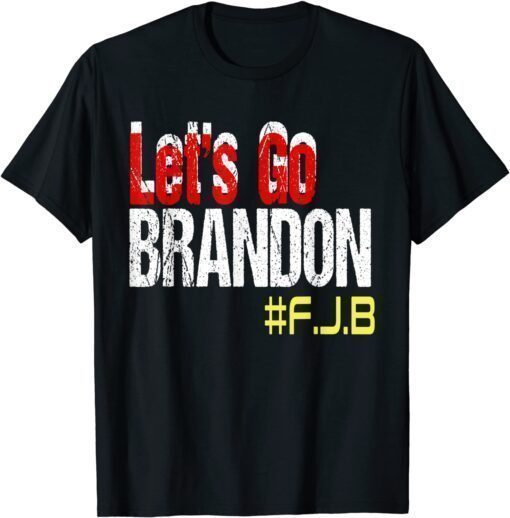 Classic Let's Go Brandon Tee Conservative Anti Liberal US Flag T-Shirt