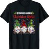 TShirt My Favorite Color Is Christmas Light Gnome Costume men women