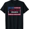 T-Shirt Let's Go Brandon Lets Go Brandon Vintage Retro US Flag FJB