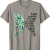 Women Butterfly Hippie Floral Hippy I Am The Storm Unisex T-Shirt