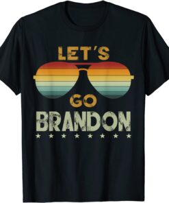 TShirt Let's Go Brandon Retro Vintage Sunglasses Let's Go Brandon 2021